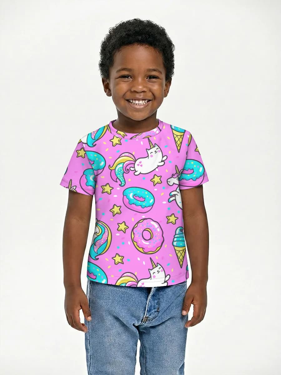 Children's cotton T-shirt (for boys. Copy)