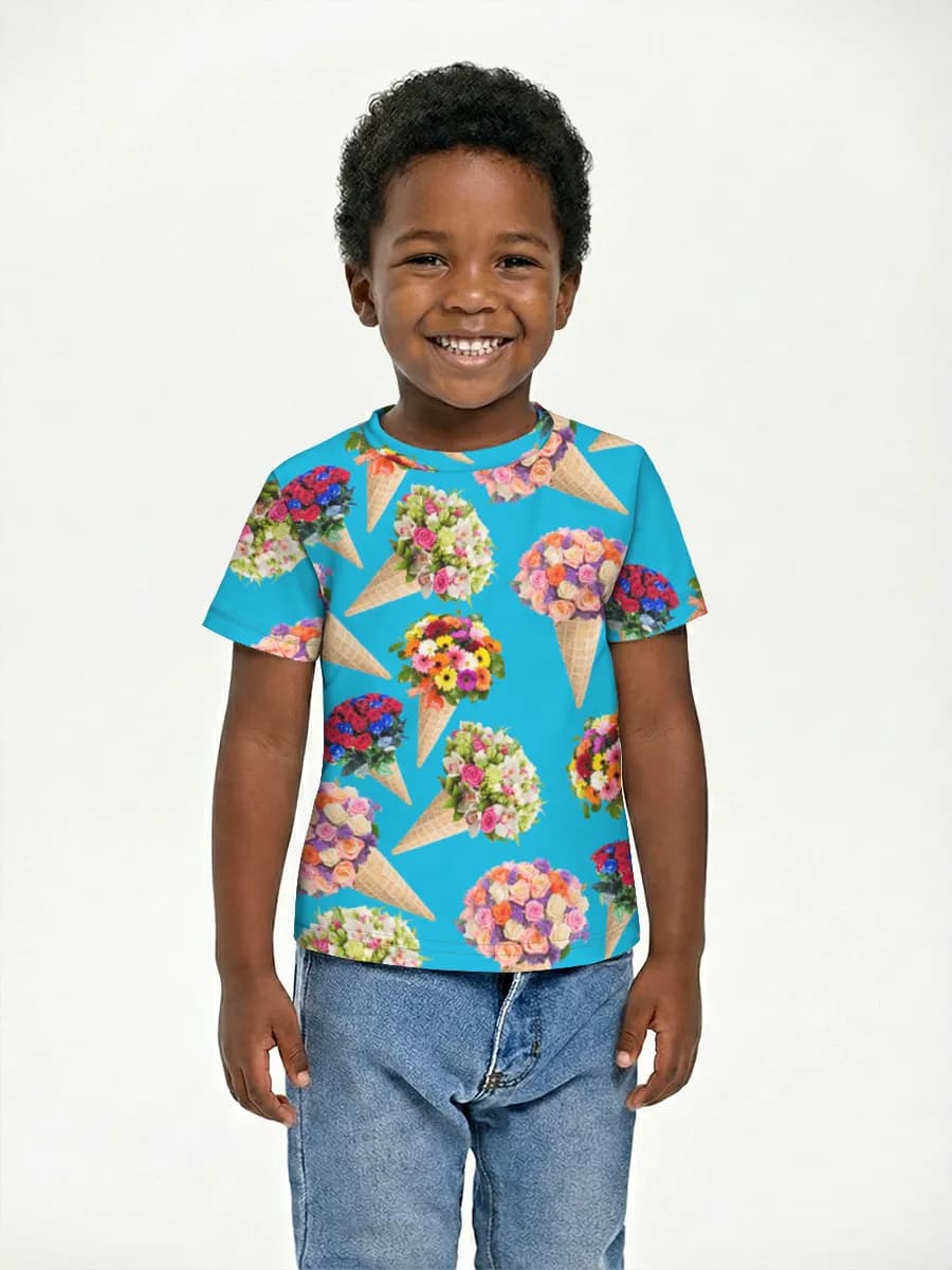Children's cotton T-shirt (for boys. Copy)