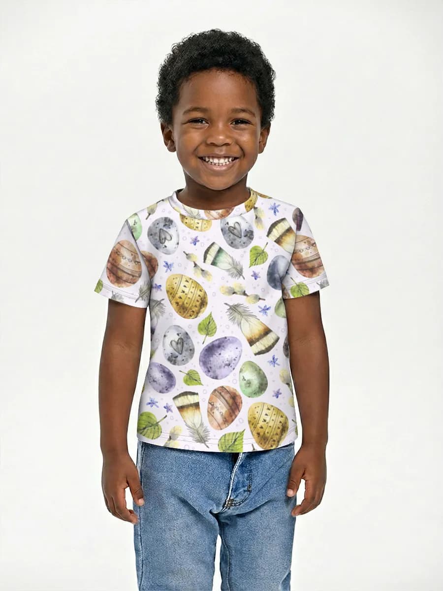 Children's cotton T-shirt (for boys. Copy)