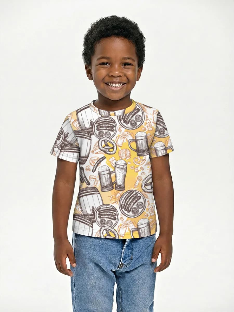 Children's cotton T-shirt (for boys. Copy)
