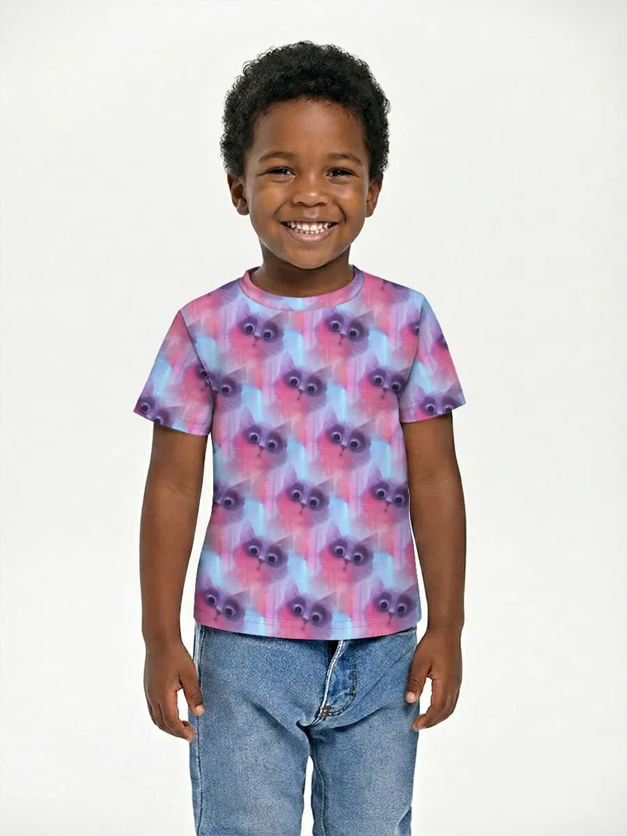 Children's cotton T-shirt (for boys. Copy)