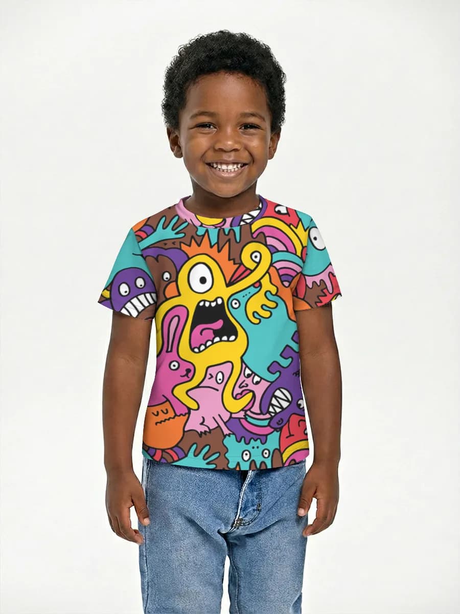 Children's cotton T-shirt (for boys. Copy)