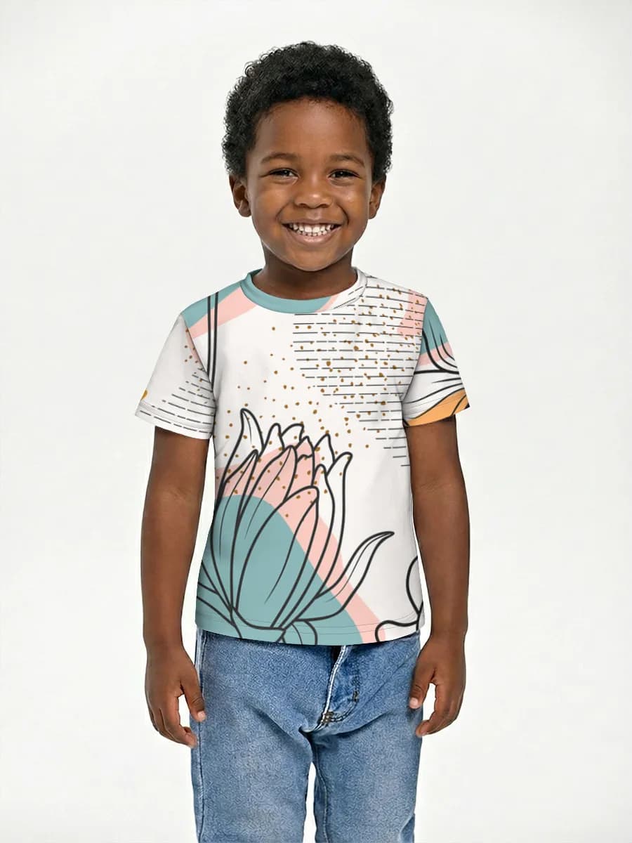 Children's cotton T-shirt (for boys. Copy)