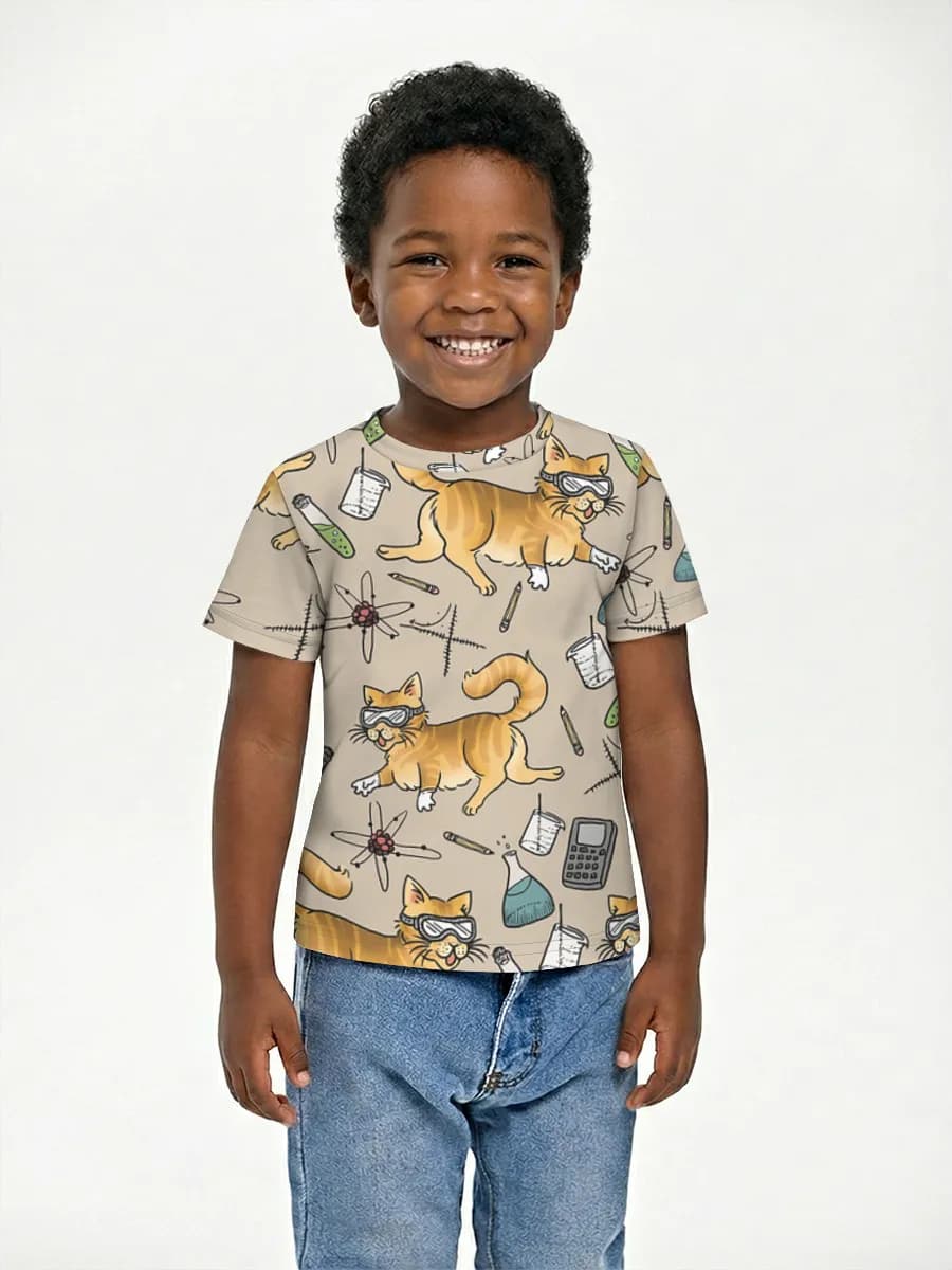 Children's cotton T-shirt (for boys. Copy)