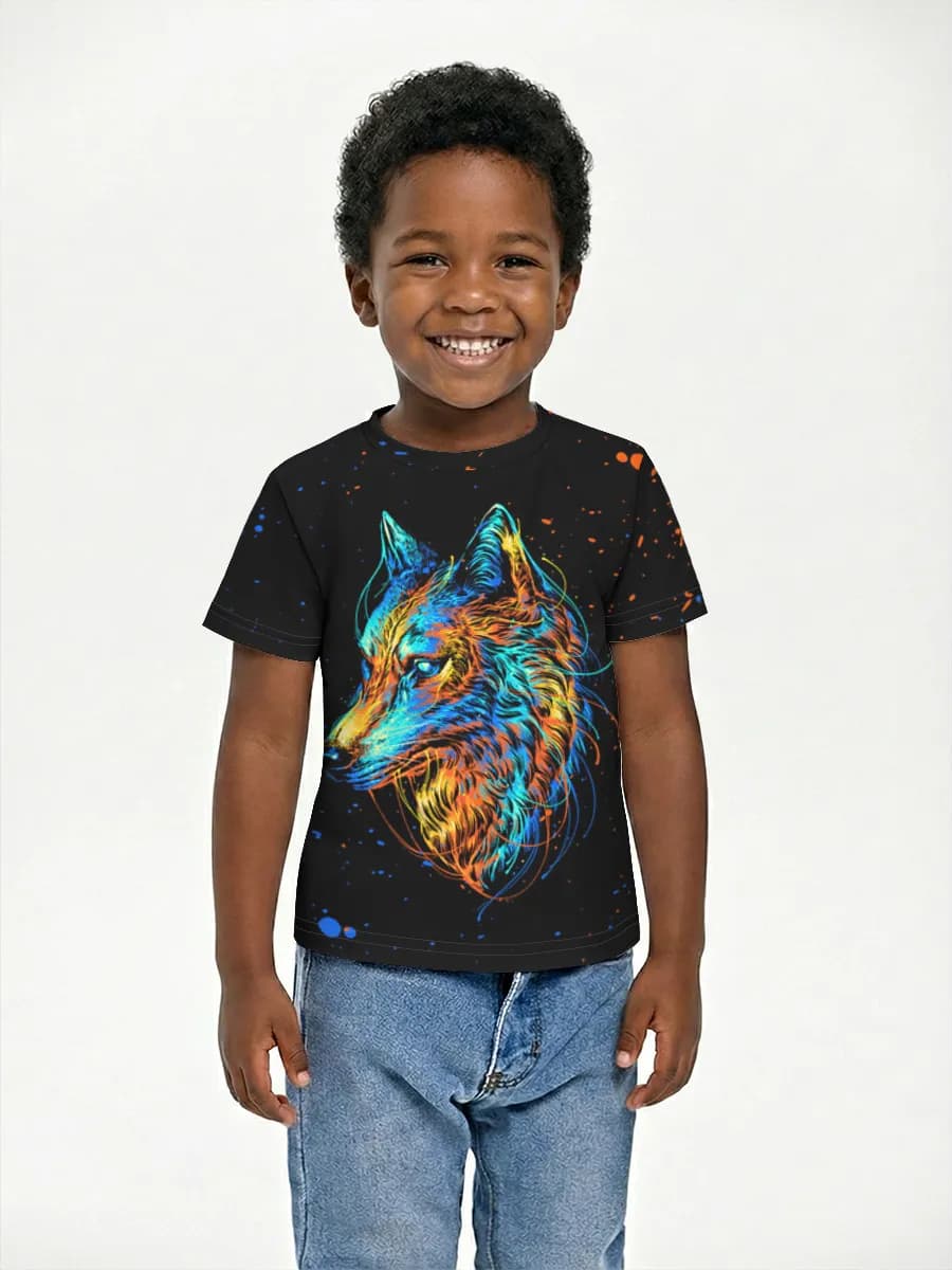 Children's cotton T-shirt (for boys. Copy)