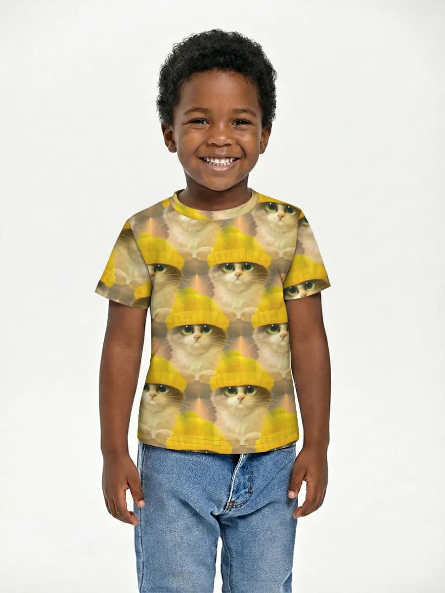 Children's cotton T-shirt (for boys. Copy)