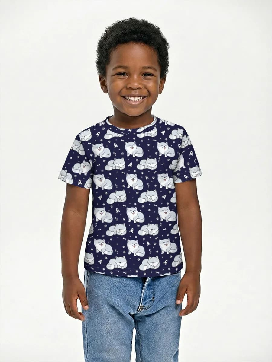 Children's cotton T-shirt (for boys. Copy)