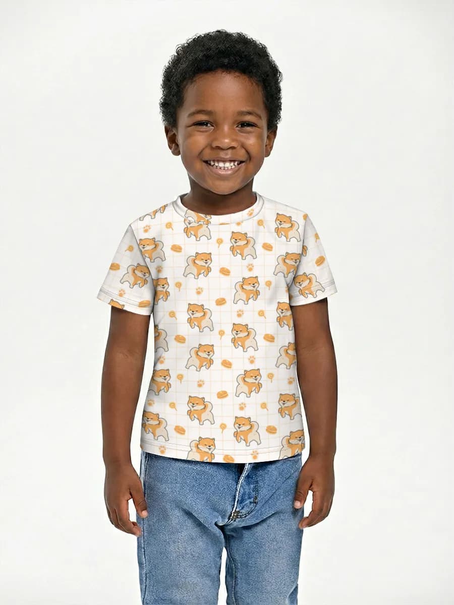 Children's cotton T-shirt (for boys. Copy)