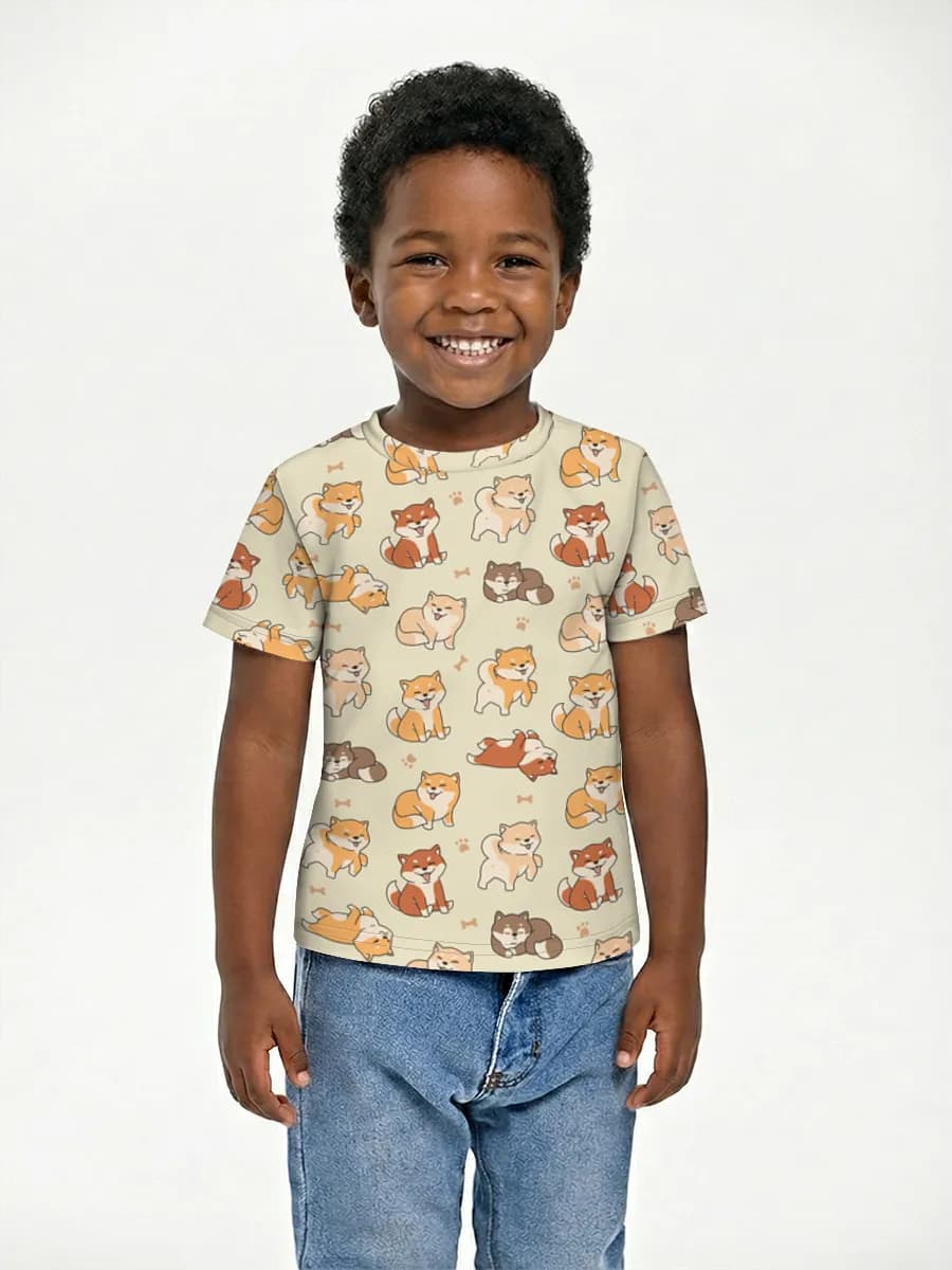 Children's cotton T-shirt (for boys. Copy)