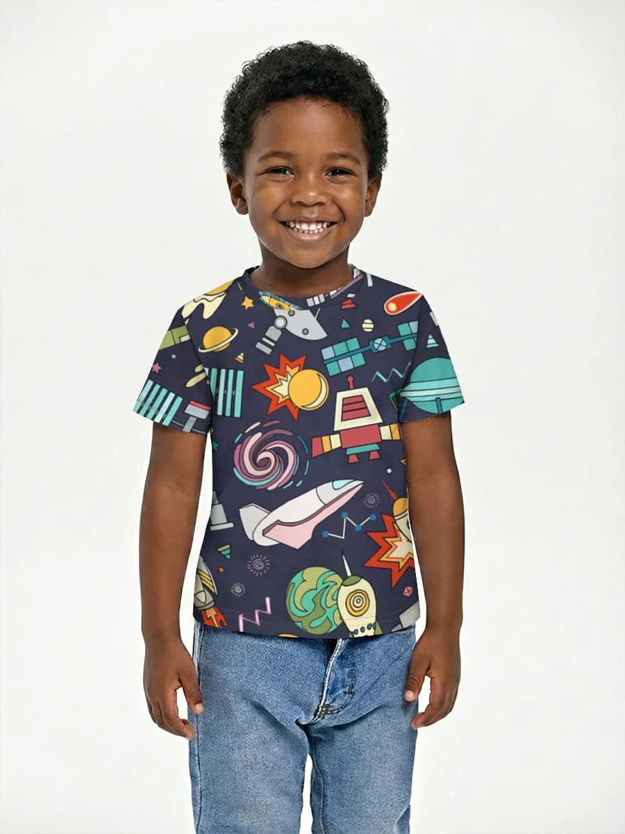 Children's cotton T-shirt (for boys. Copy)