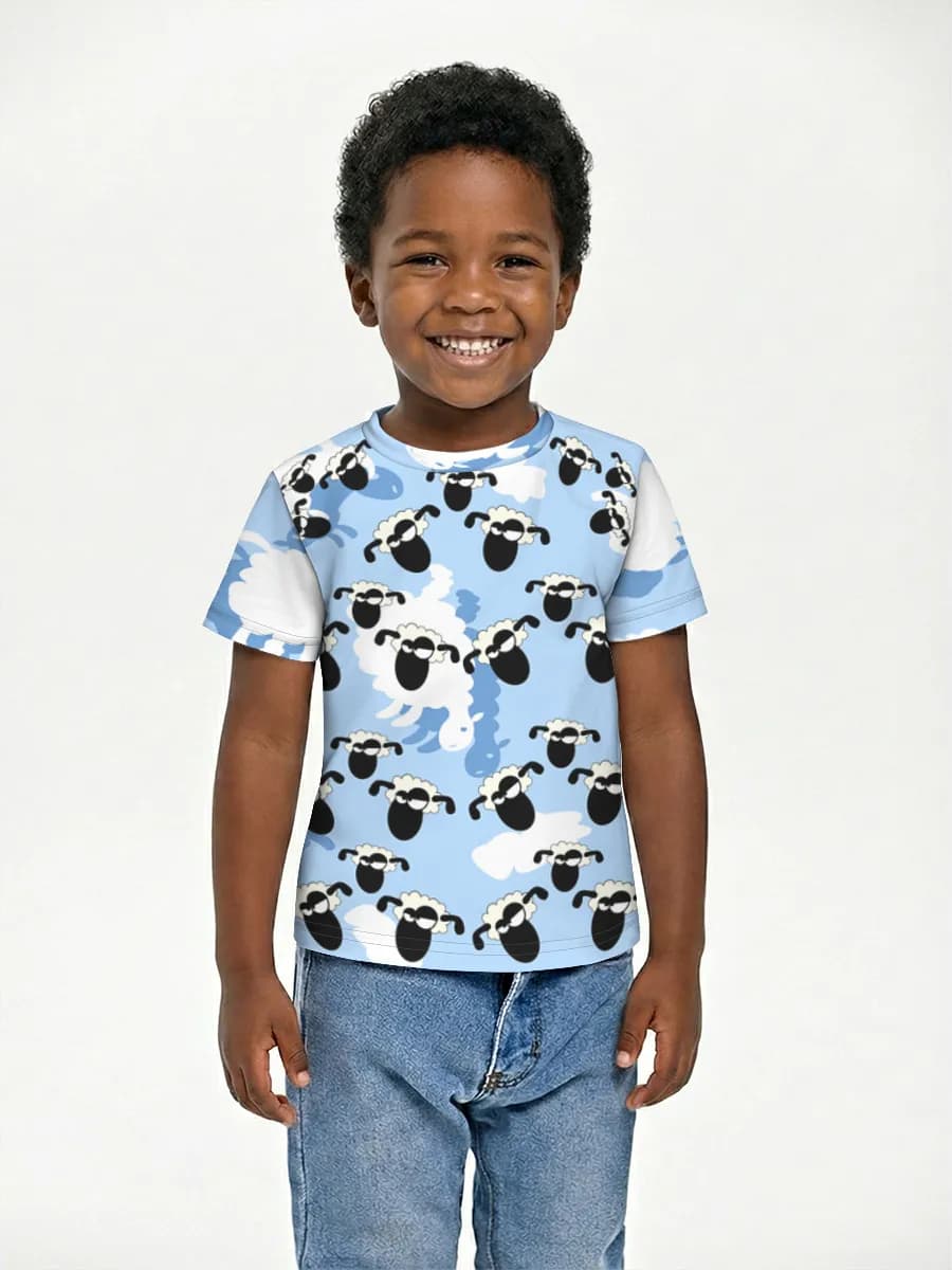 Children's cotton T-shirt (for boys. Copy)