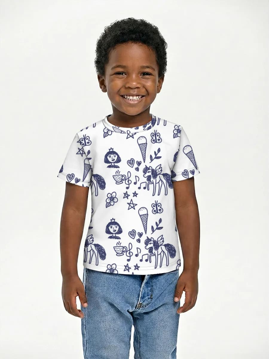 Children's cotton T-shirt (for boys. Copy)