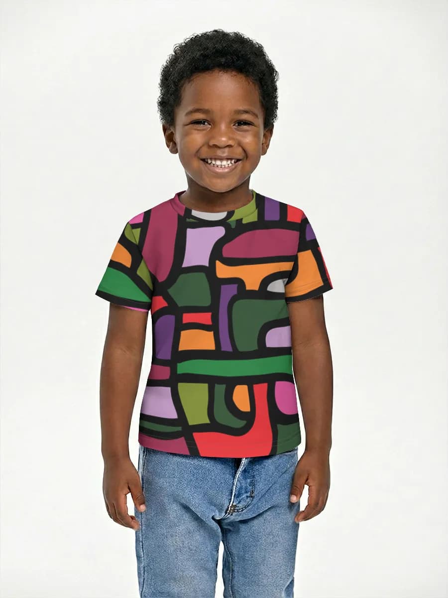 Children's cotton T-shirt (for boys. Copy)