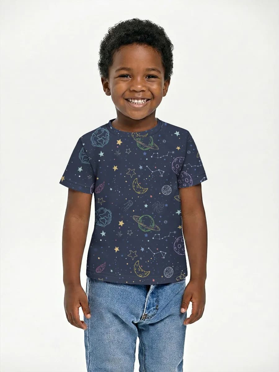 Children's cotton T-shirt (for boys. Copy)