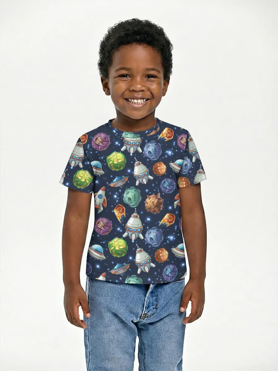 Children's cotton T-shirt (for boys. Copy)