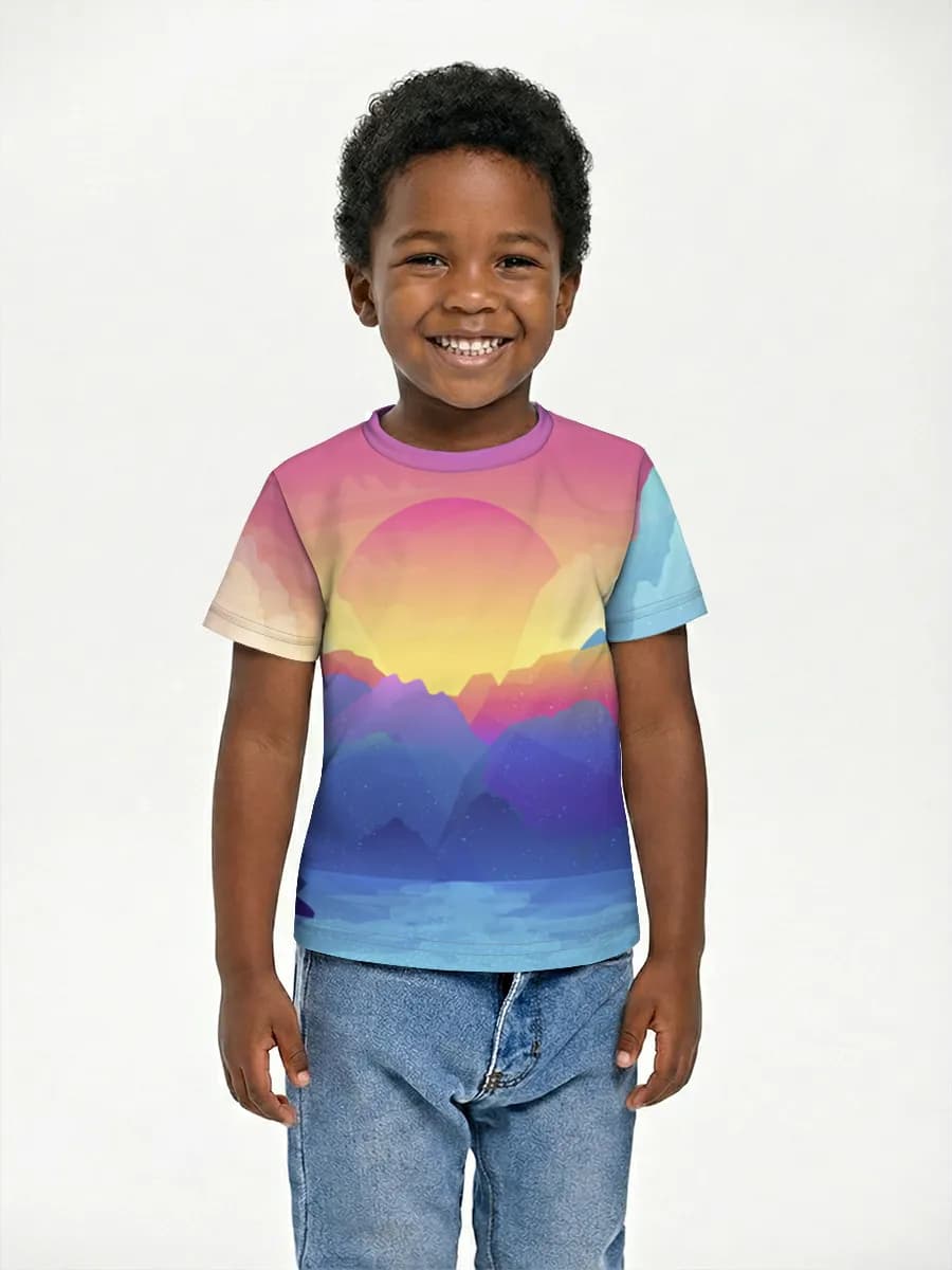 Children's cotton T-shirt (for boys. Copy)