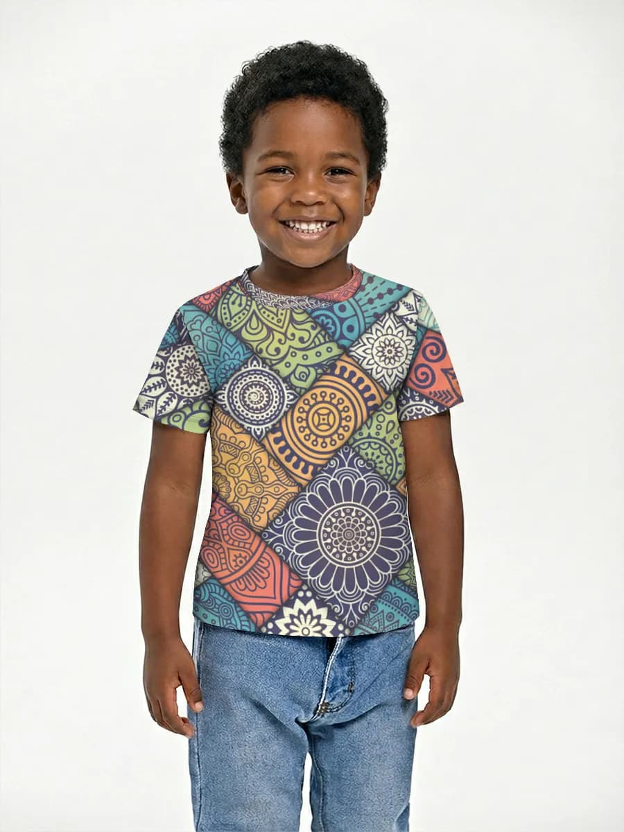 Children's cotton T-shirt (for boys. Copy)