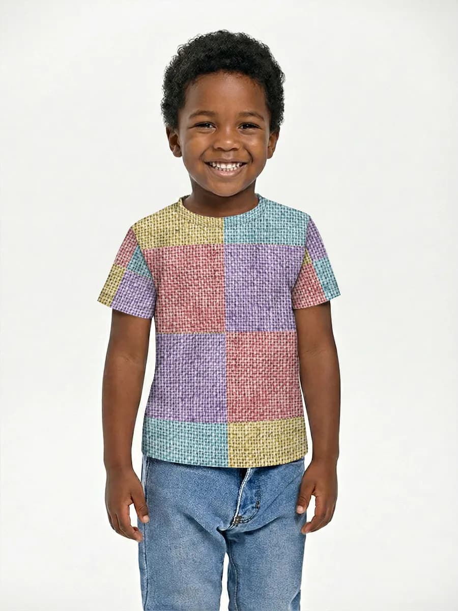 Children's cotton T-shirt (for boys. Copy)