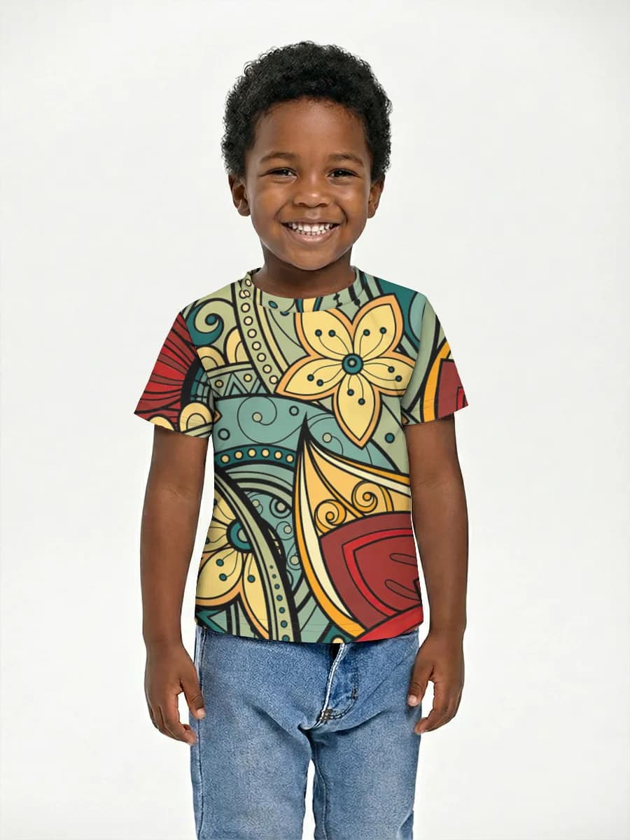 Children's cotton T-shirt (for boys. Copy)