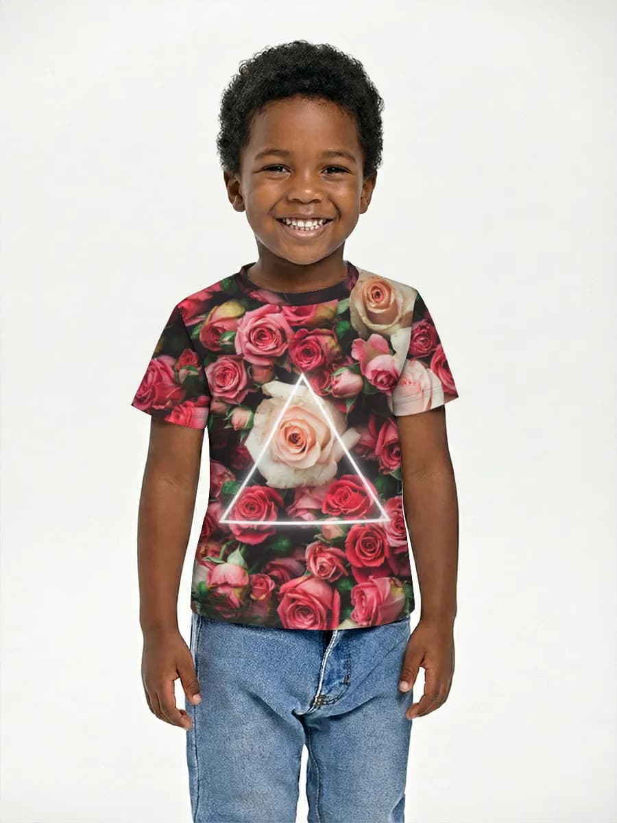 Children's cotton T-shirt (for boys. Copy)