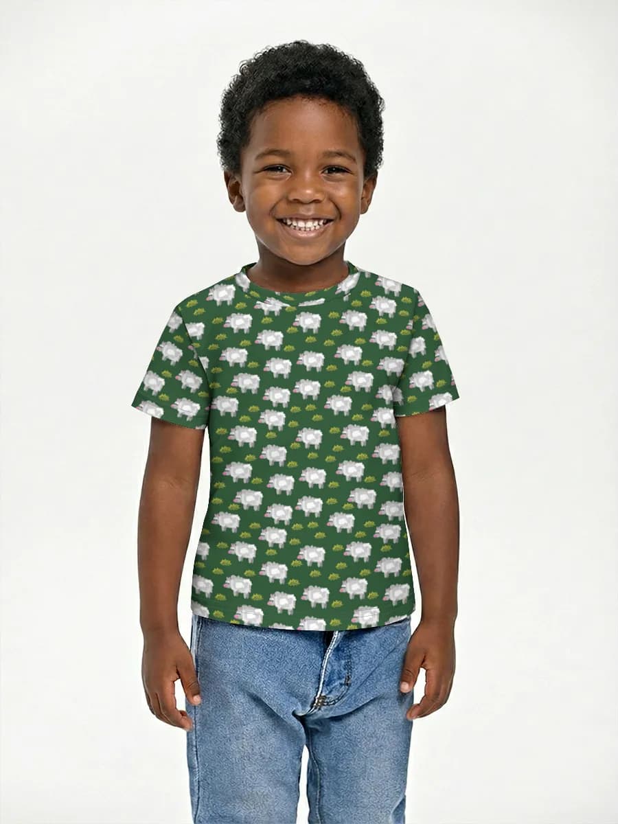 Children's cotton T-shirt (for boys. Copy)