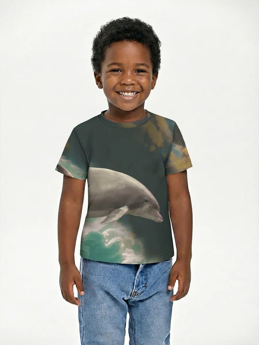 Children's cotton T-shirt (for boys. Copy)