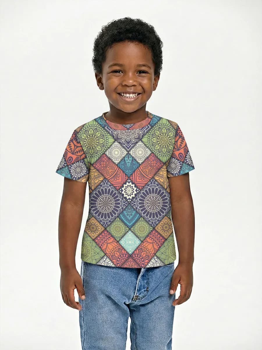 Children's cotton T-shirt (for boys. Copy)