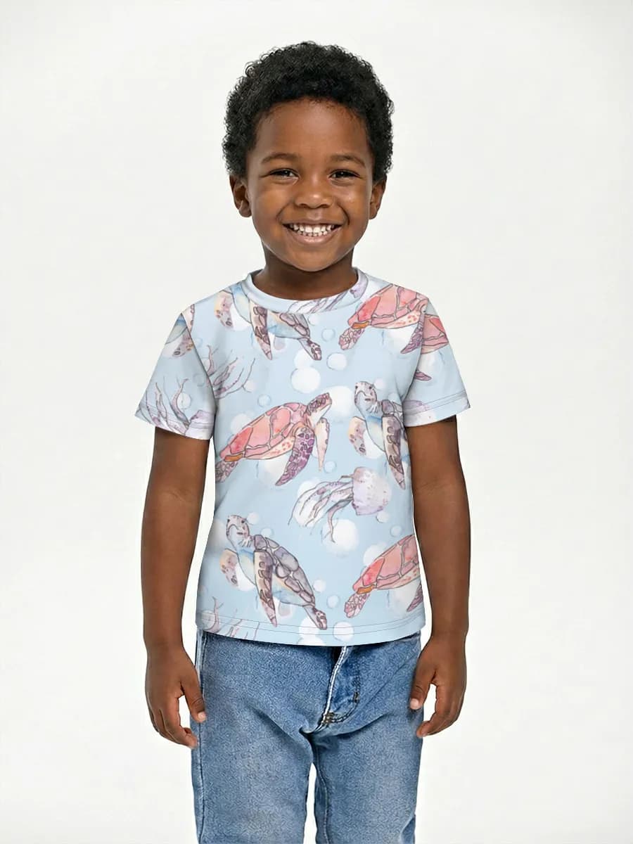 Children's cotton T-shirt (for boys. Copy)