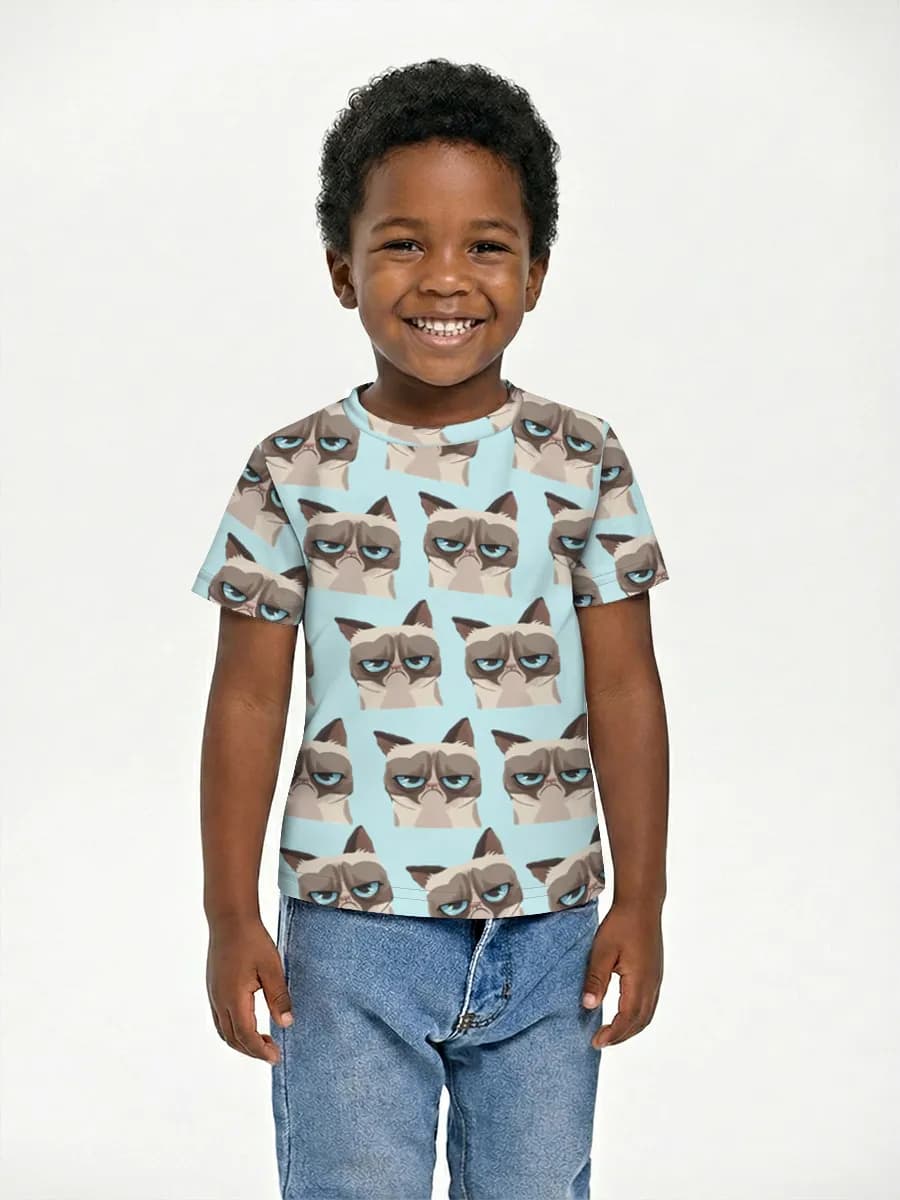 Children's cotton T-shirt (for boys. Copy)