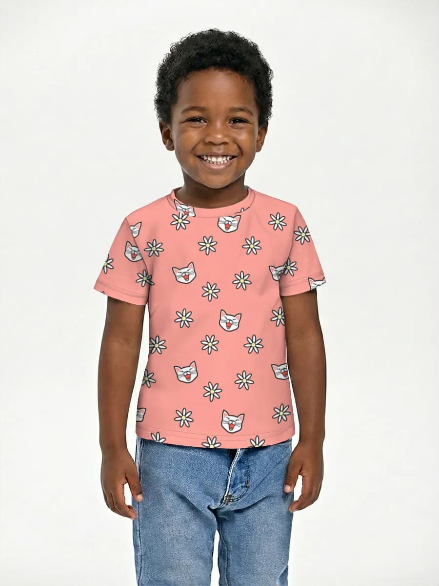 Children's cotton T-shirt (for boys. Copy)