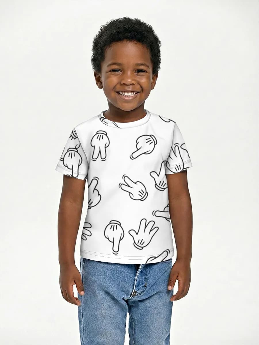 Children's cotton T-shirt (for boys. Copy)
