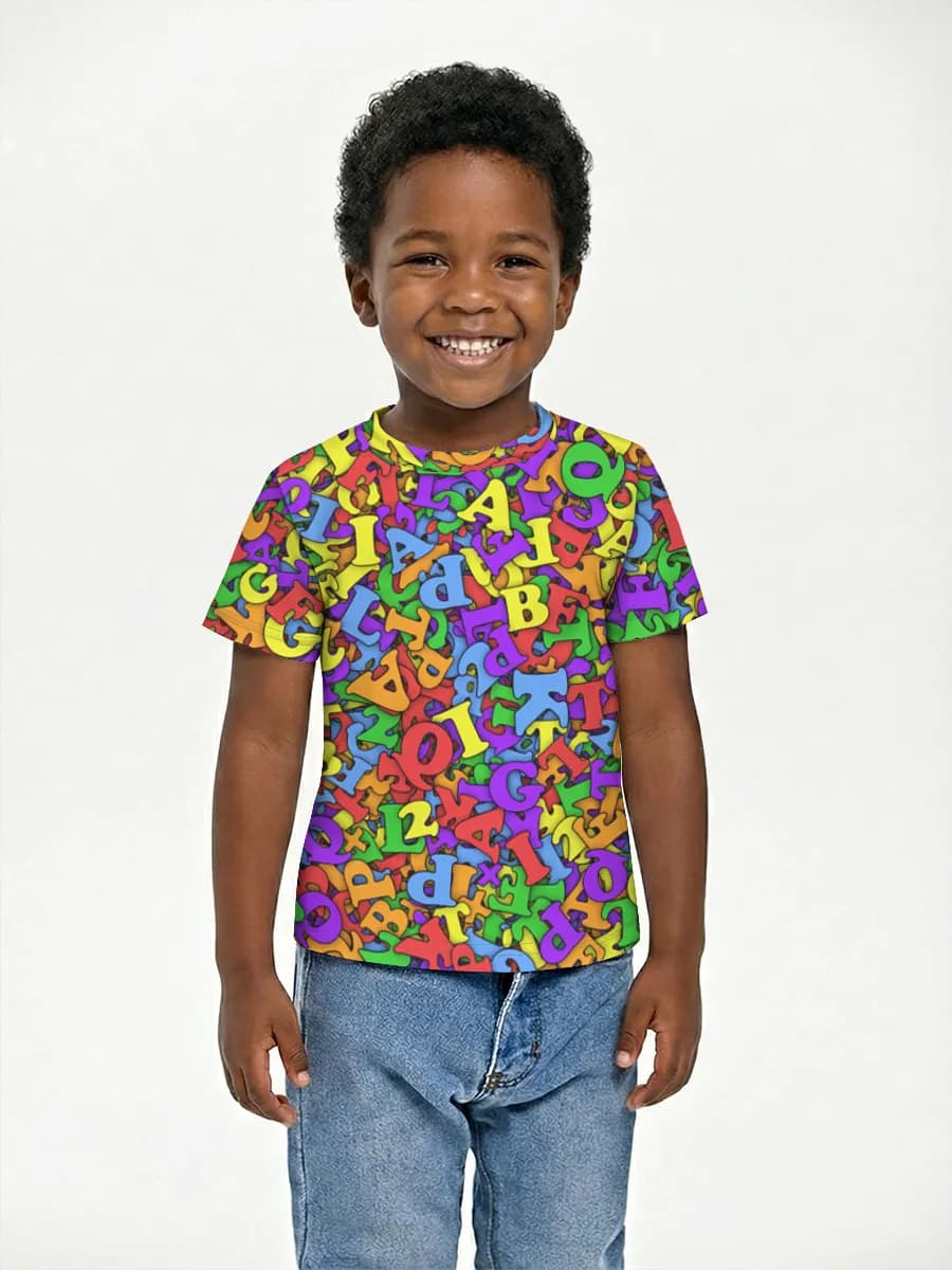 Children's cotton T-shirt (for boys. Copy)