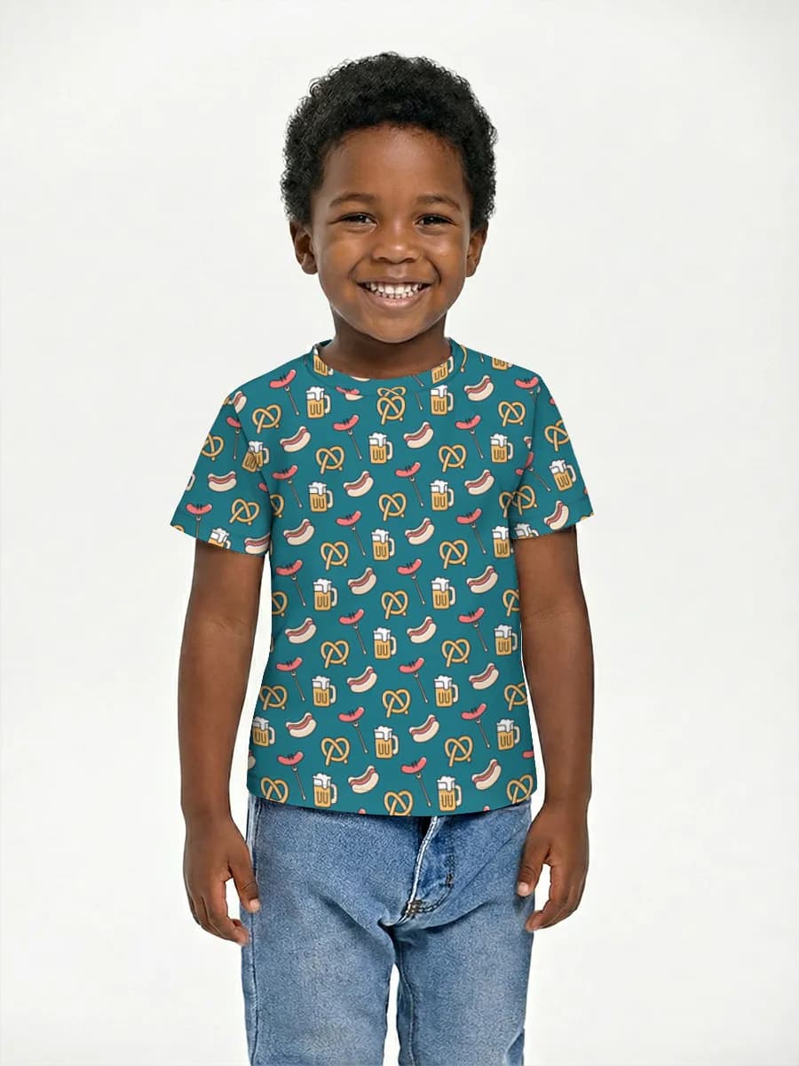 Children's cotton T-shirt (for boys. Copy)