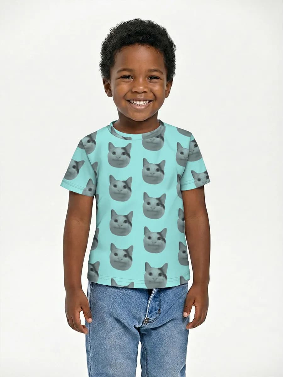 Children's cotton T-shirt (for boys. Copy)