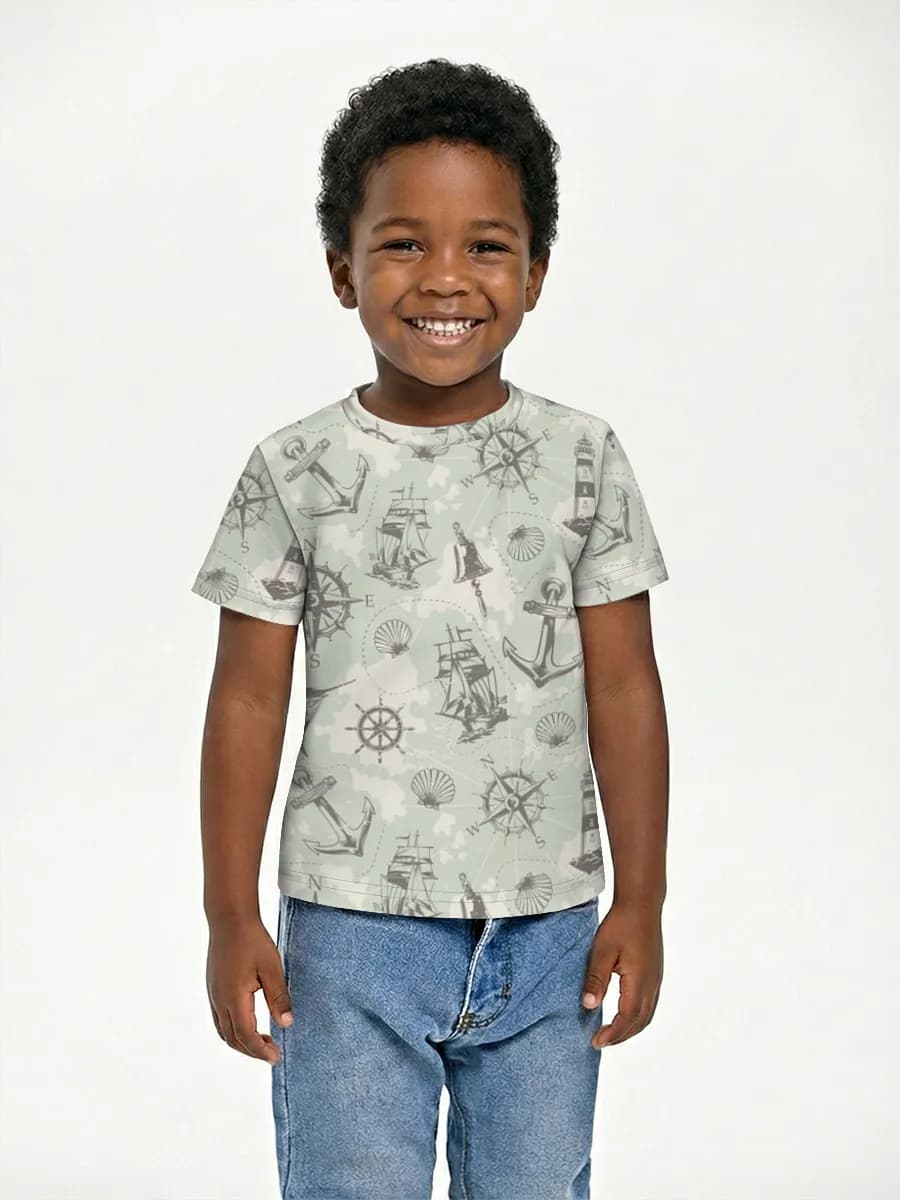 Children's cotton T-shirt (for boys. Copy)