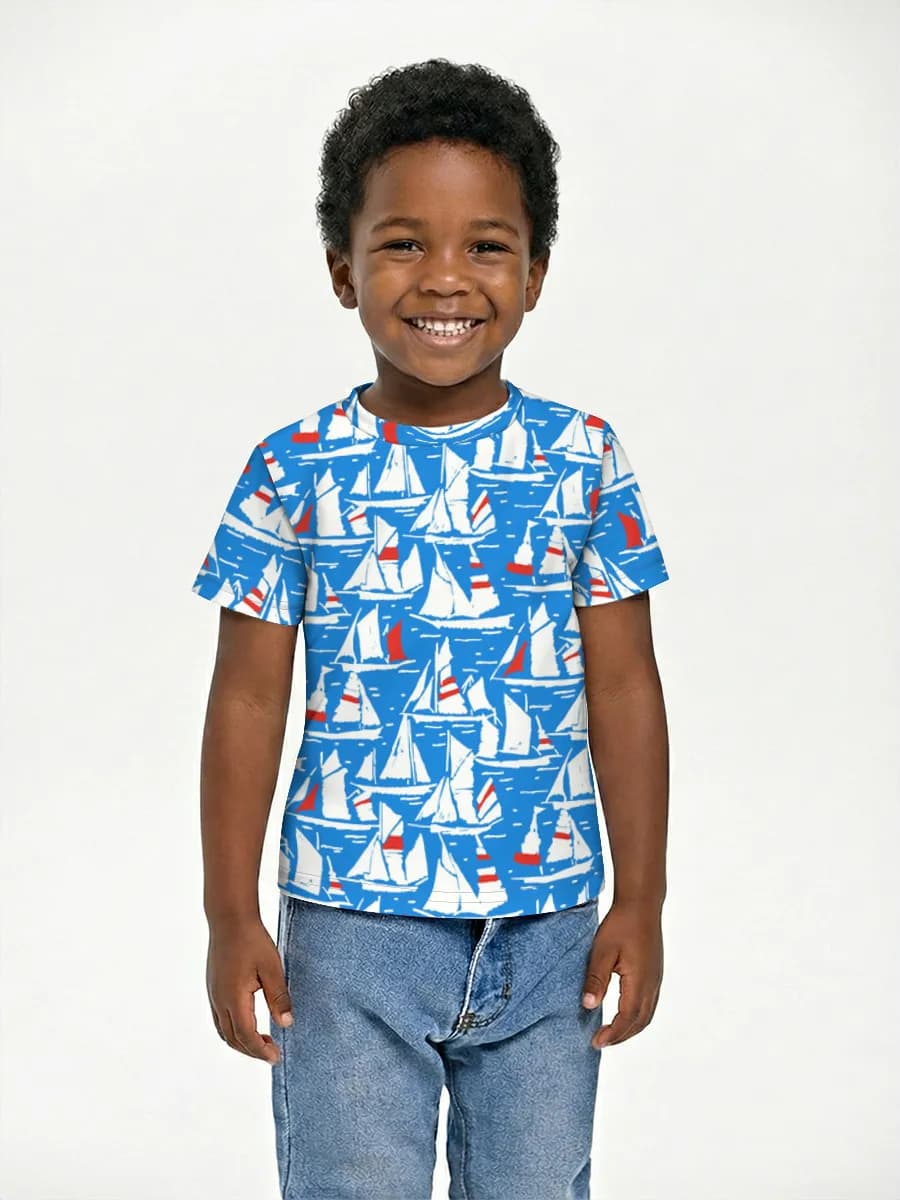 Children's cotton T-shirt (for boys. Copy)
