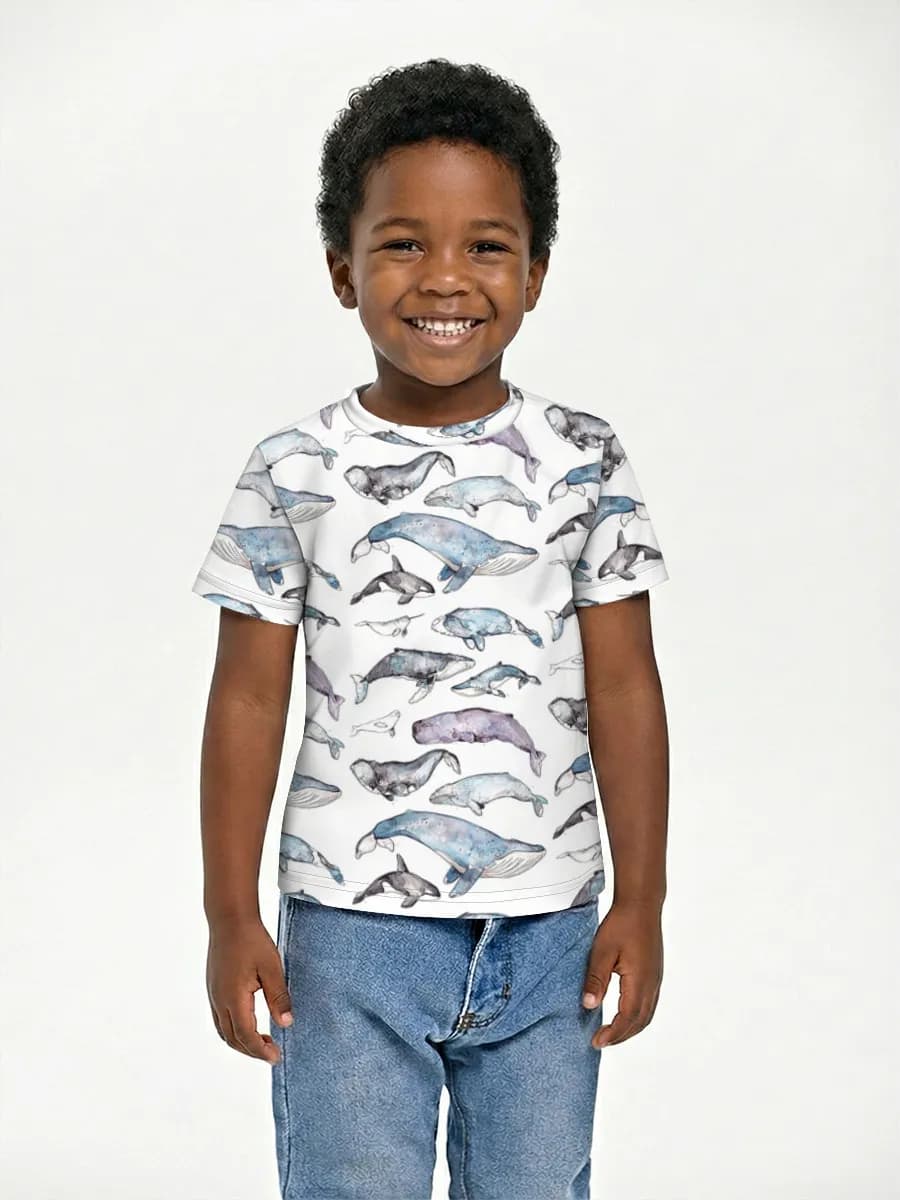 Children's cotton T-shirt (for boys. Copy)