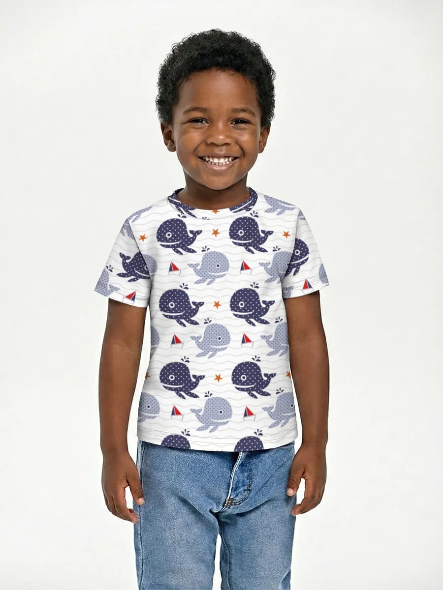 Children's cotton T-shirt (for boys. Copy)