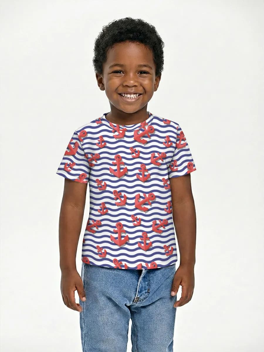 Children's cotton T-shirt (for boys. Copy)