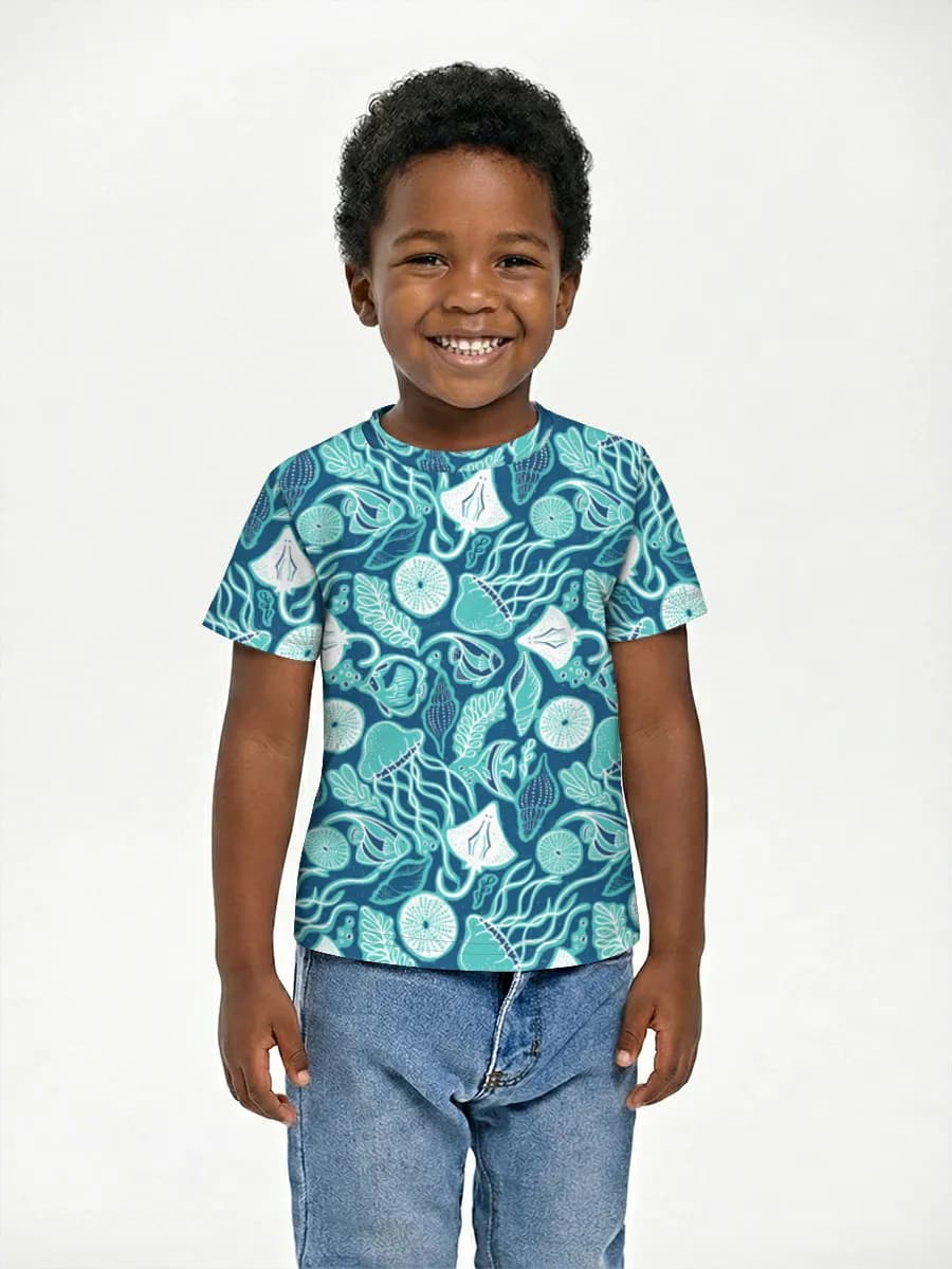 Children's cotton T-shirt (for boys. Copy)