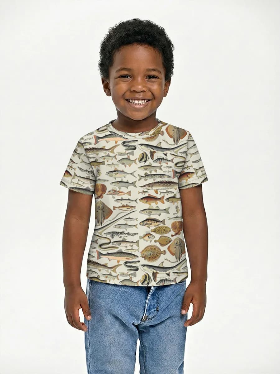 Children's cotton T-shirt (for boys. Copy)