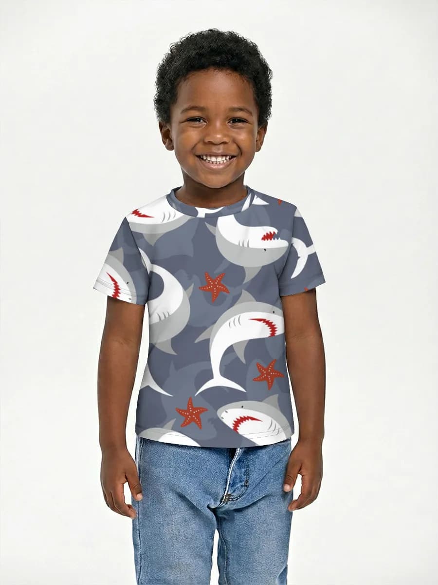 Children's cotton T-shirt (for boys. Copy)