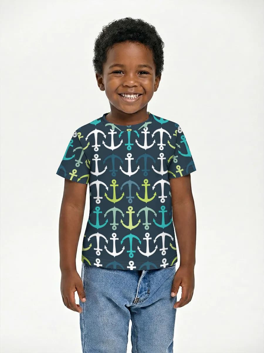 Children's cotton T-shirt (for boys. Copy)