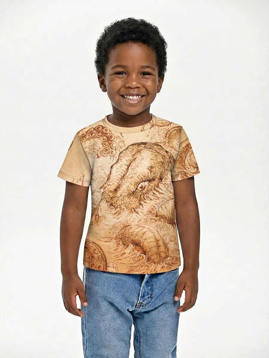 Children's cotton T-shirt (for boys. Copy)