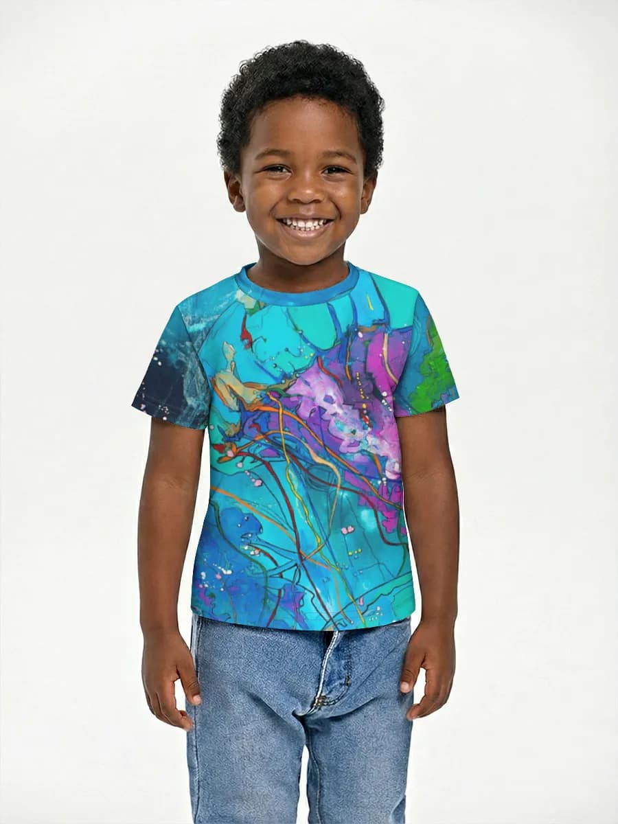 Children's cotton T-shirt (for boys. Copy)