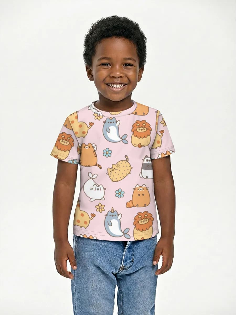 Children's cotton T-shirt (for boys. Copy)