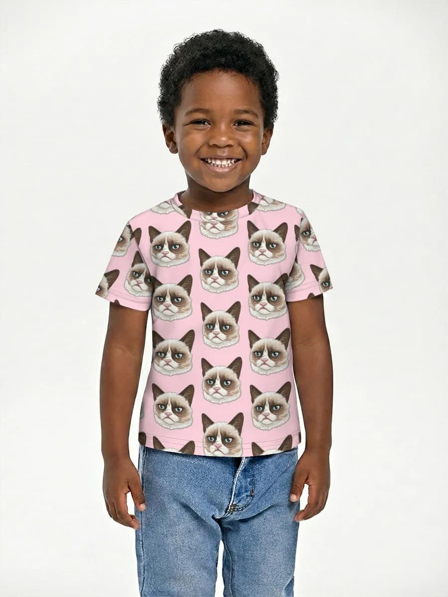 Children's cotton T-shirt (for boys. Copy)