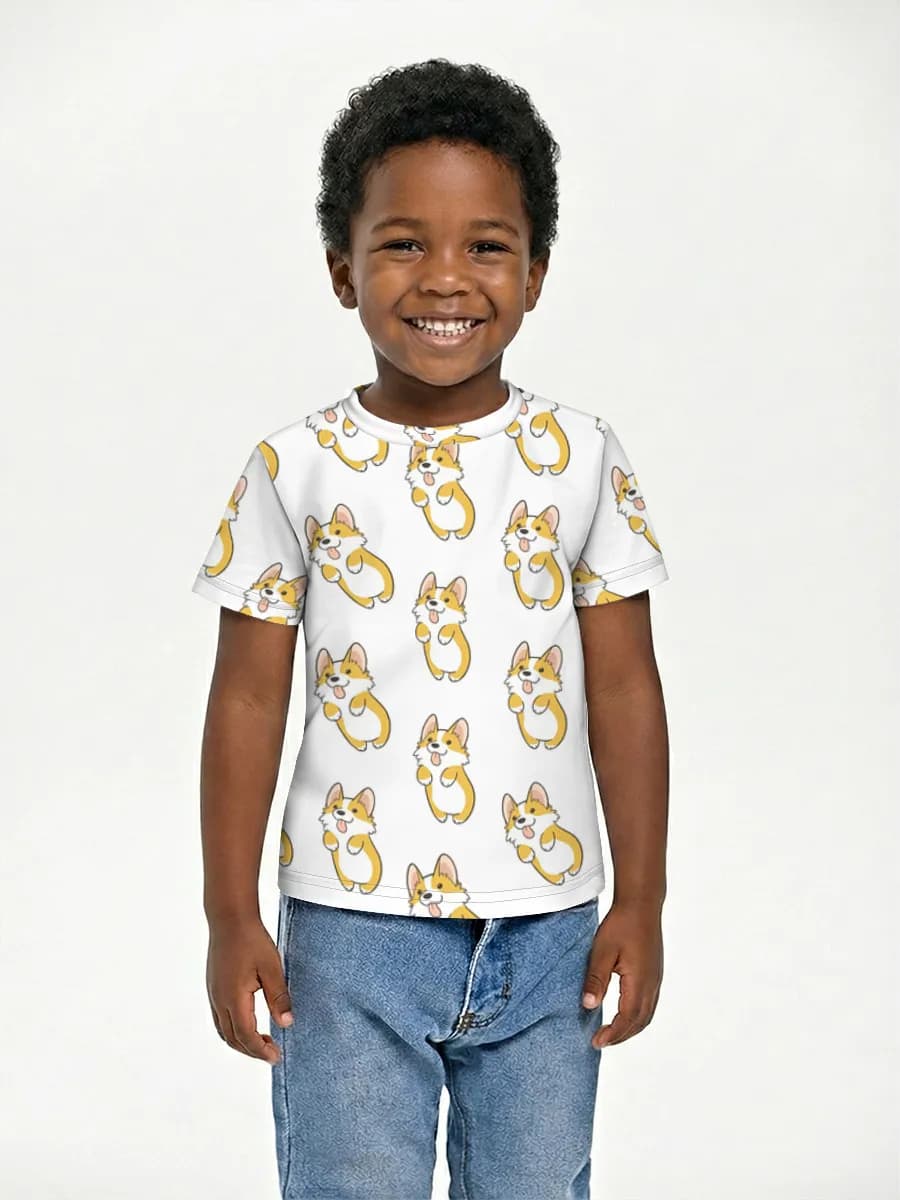Children's cotton T-shirt (for boys. Copy)