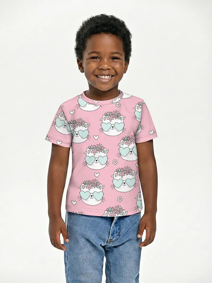 Children's cotton T-shirt (for boys. Copy)