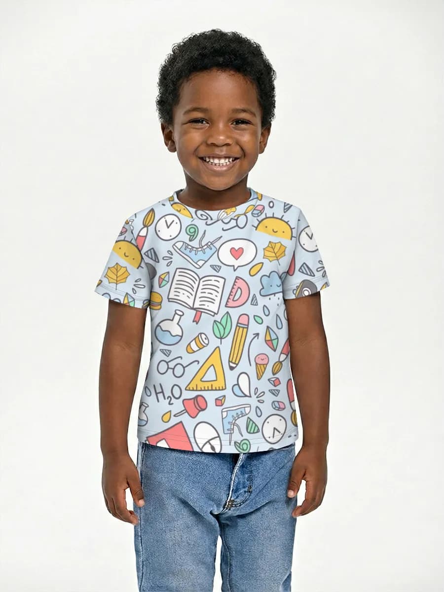 Children's cotton T-shirt (for boys. Copy)